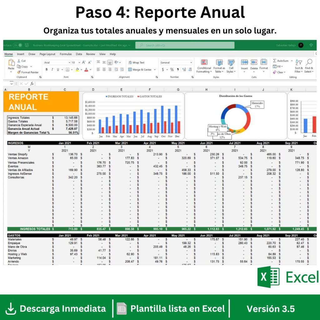 Optimiza Tu Contabilidad Con Excel Gu A Pr Ctica